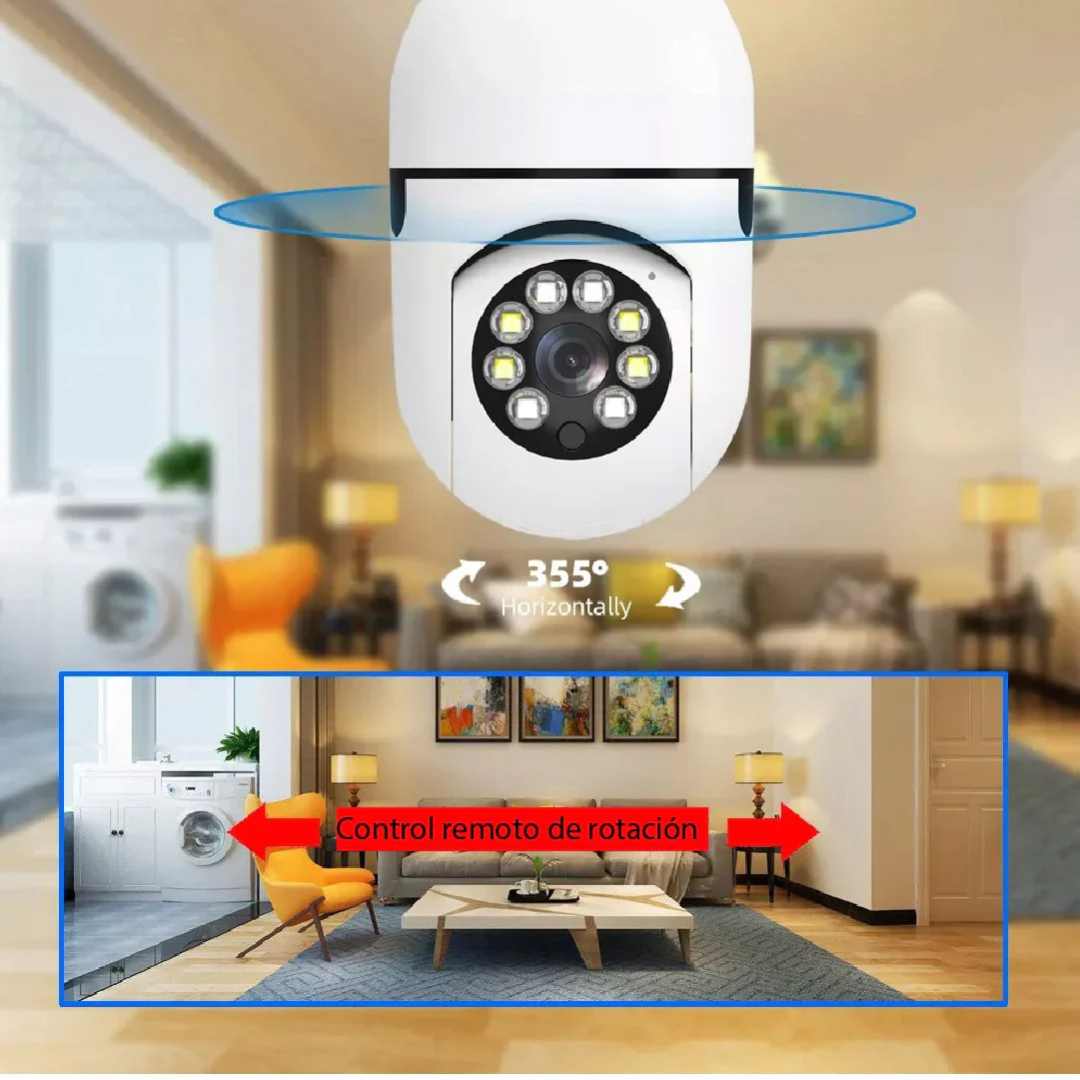 FOCO CAMARA DE SEGURIDAD 360 GRADOS