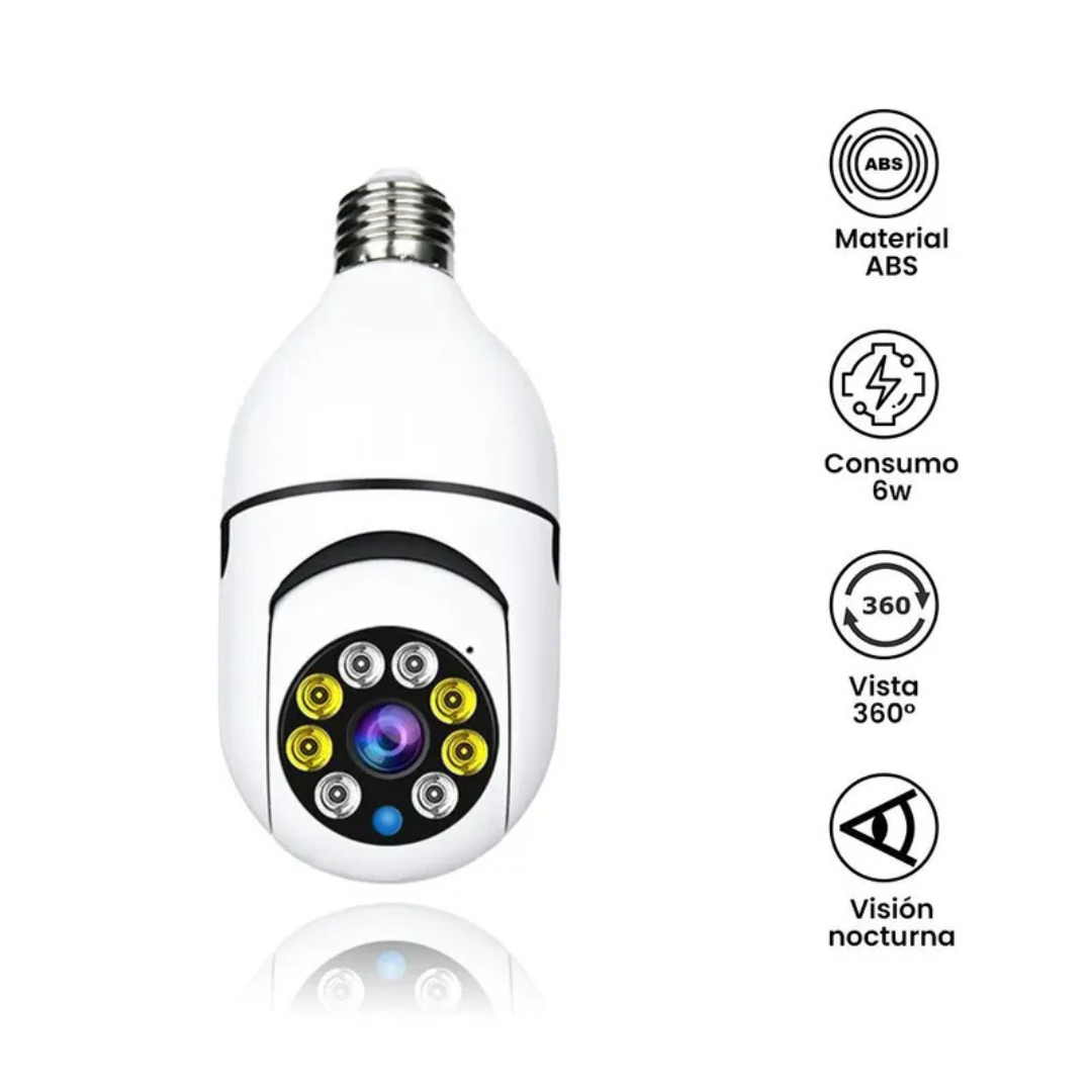 FOCO CAMARA DE SEGURIDAD 360 GRADOS