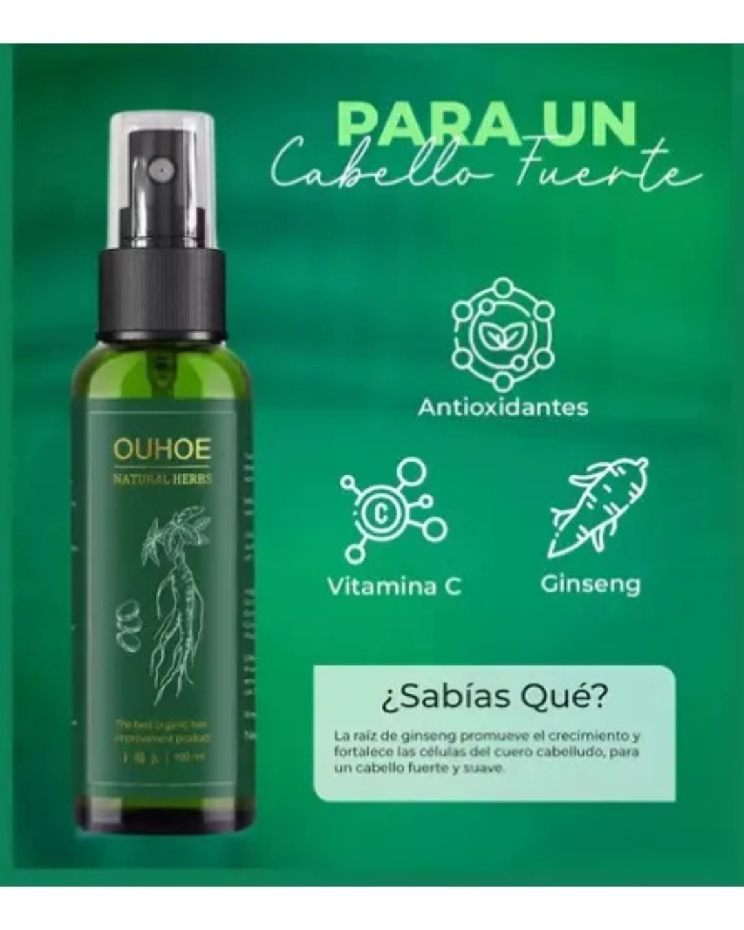 OUHOE - SERUM CRECIMIENTO DE CABELLO