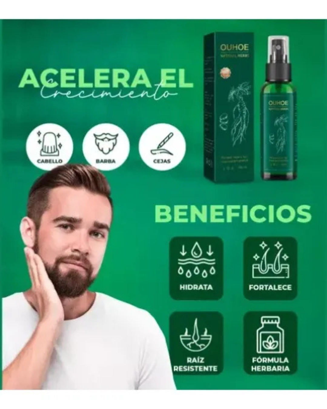 OUHOE - SERUM CRECIMIENTO DE CABELLO