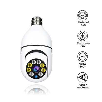 FOCO CAMARA DE SEGURIDAD 360 GRADOS